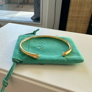 Brilliant Earth 14K Gold Vermeil Silhouette Cuff Bracelet